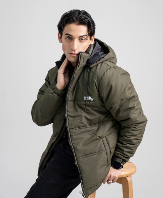 Olive Green Full Sleeves jacket