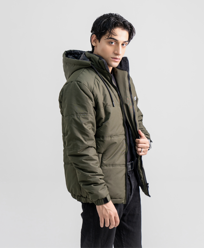 Olive Green Full Sleeves jacket
