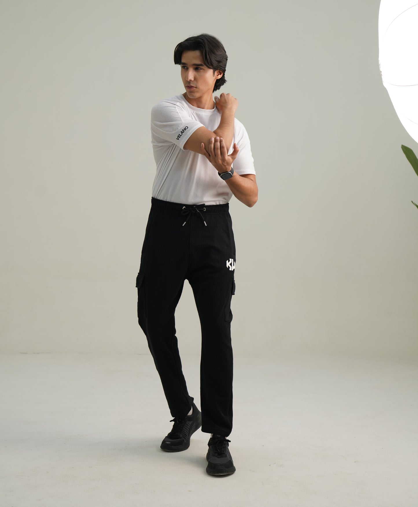 Black Cargo Trouser