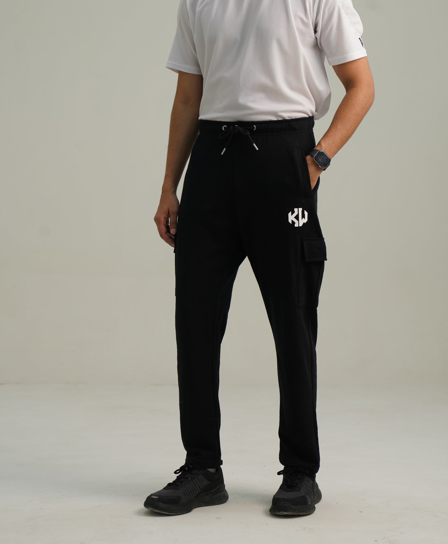 Black Cargo Trouser