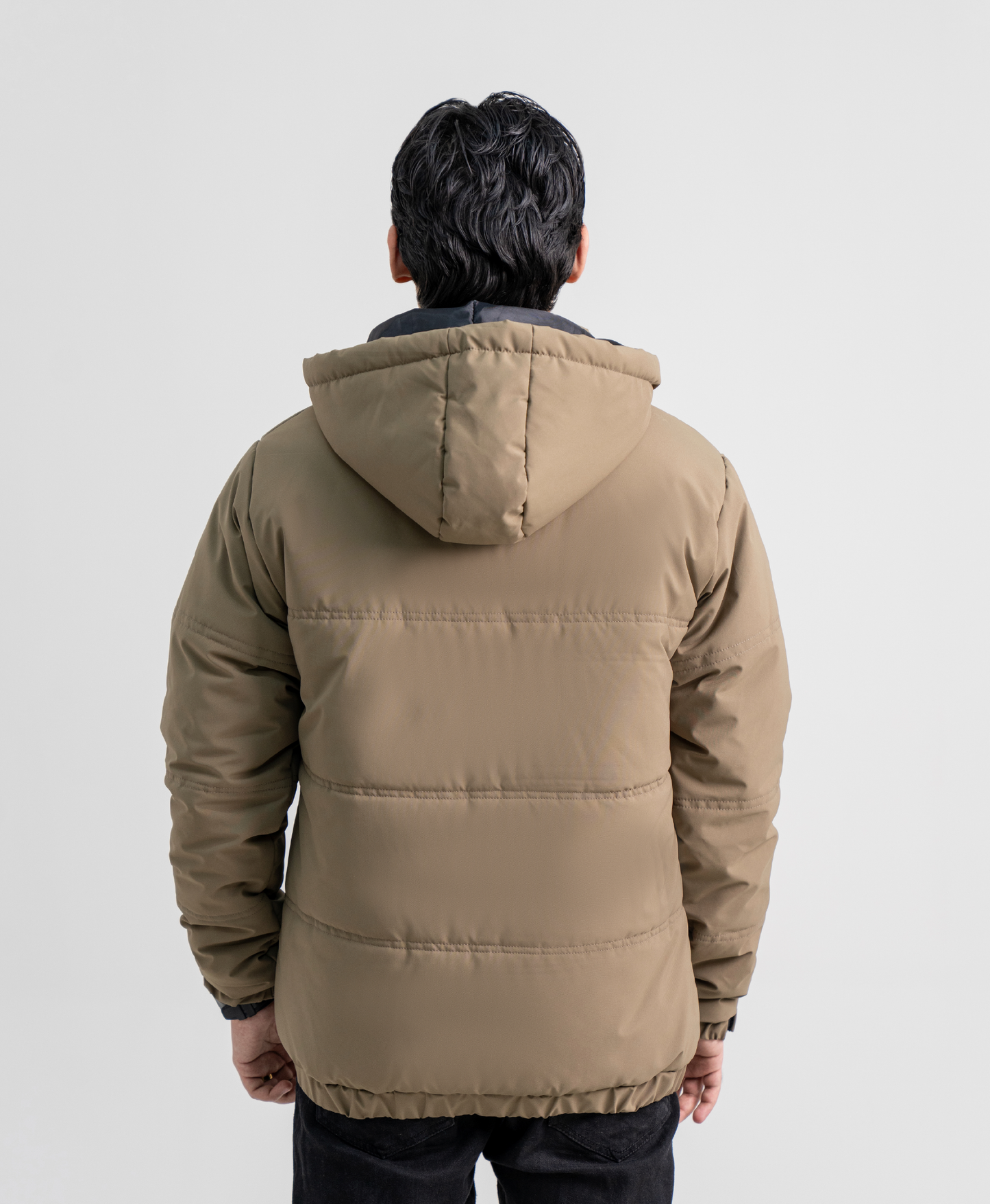 Brown Full Sleeves Puffer jacket