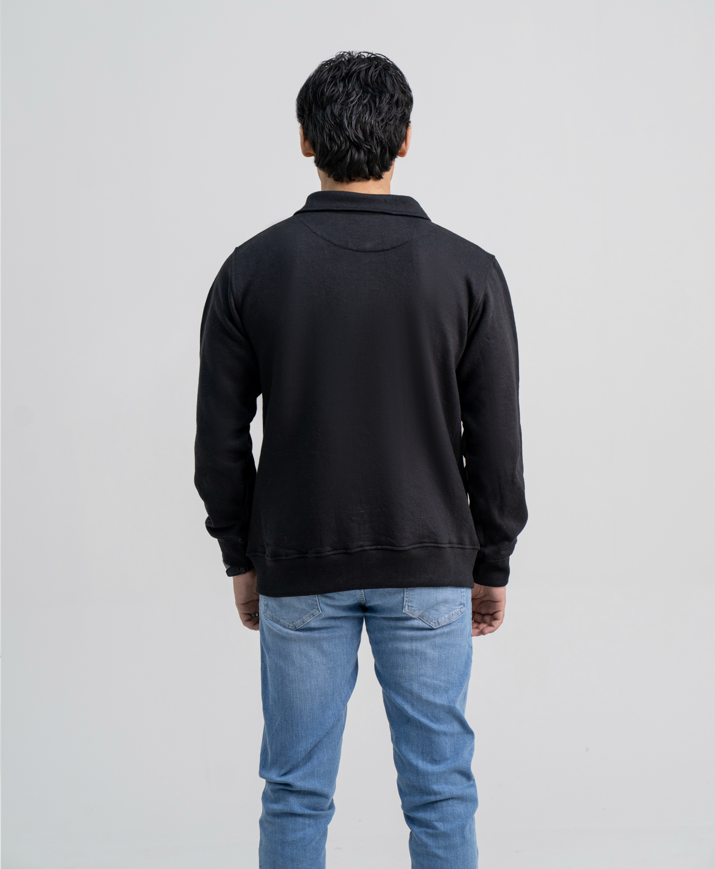 Black Full Sleeve Zipper