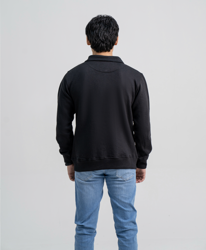 Black Full Sleeve Zipper