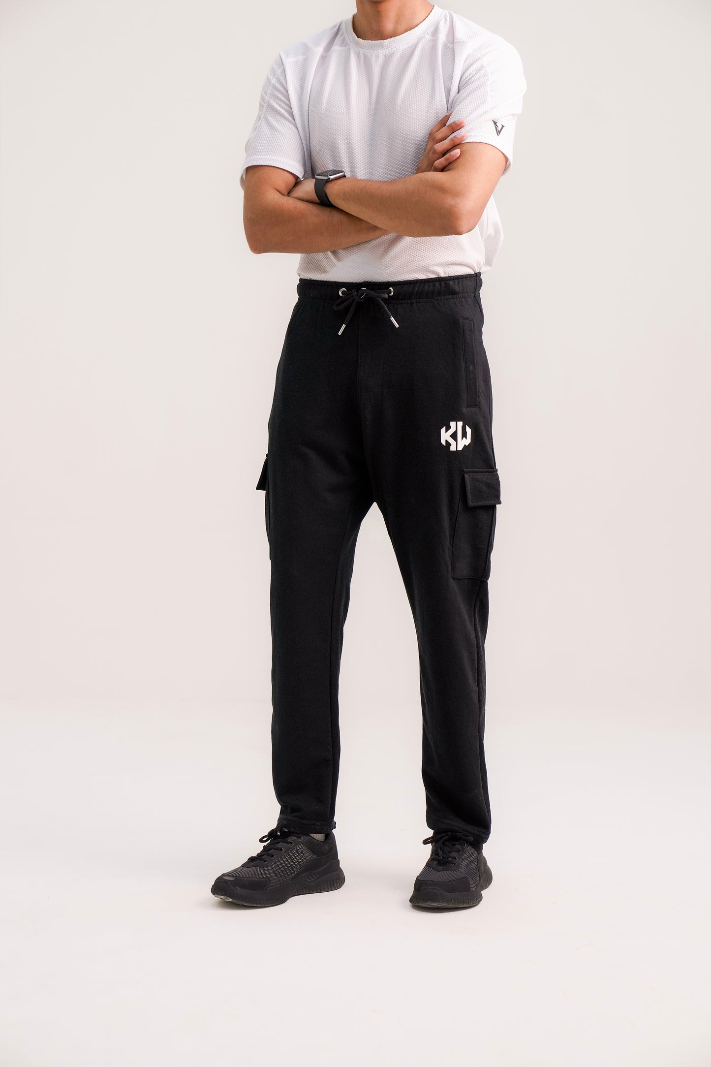 Black Cargo Trouser