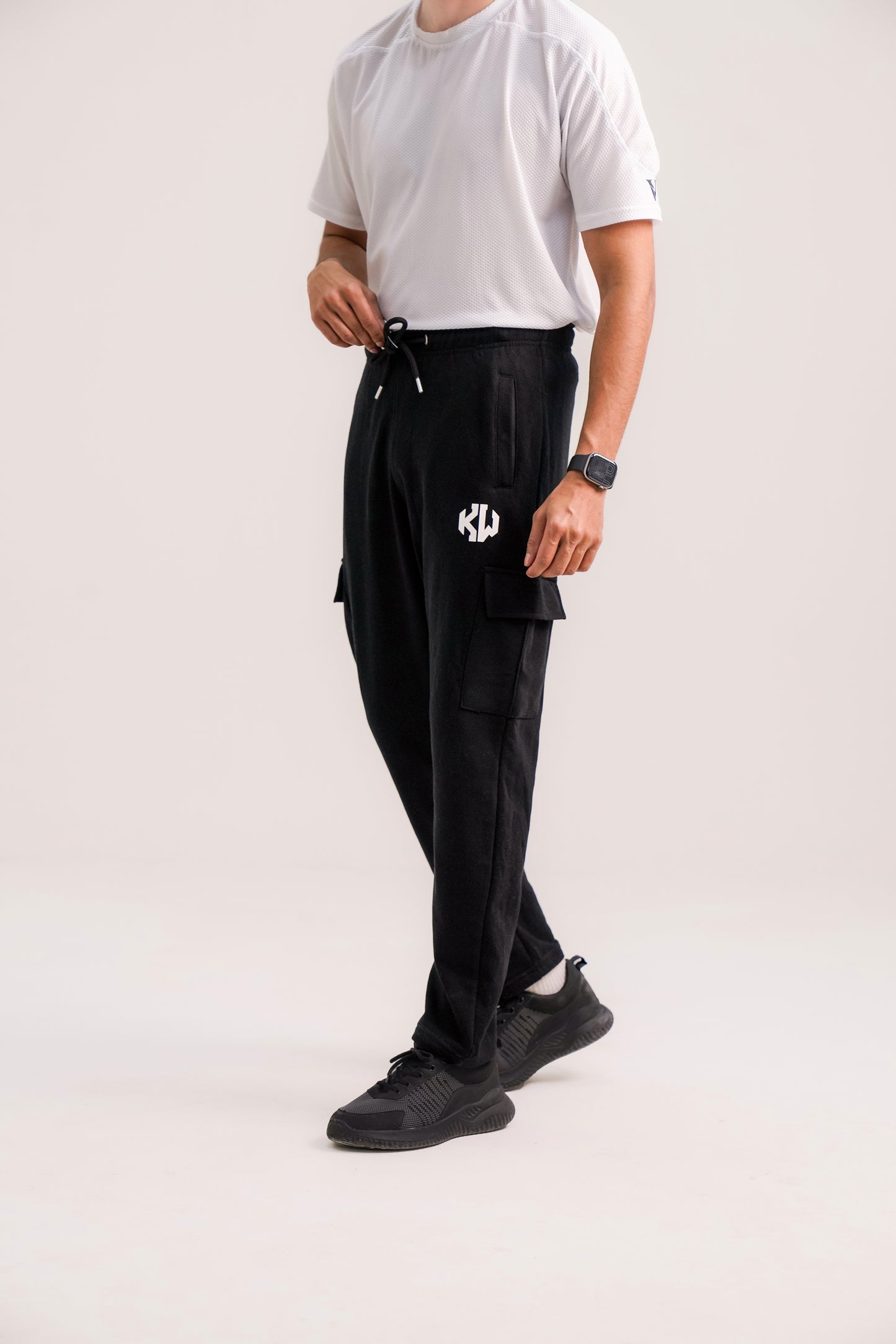 Black Cargo Trouser