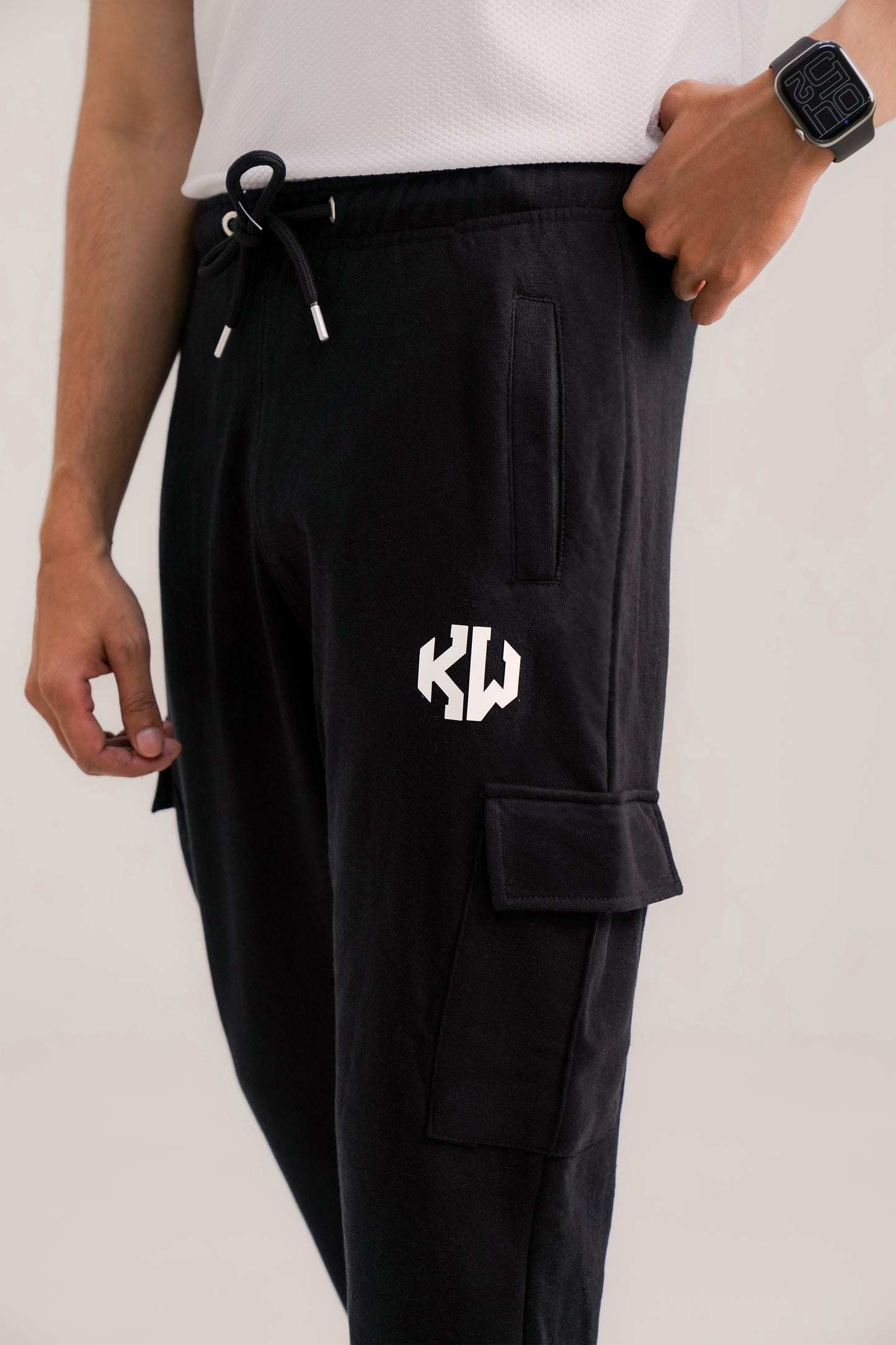 Black Cargo Trouser