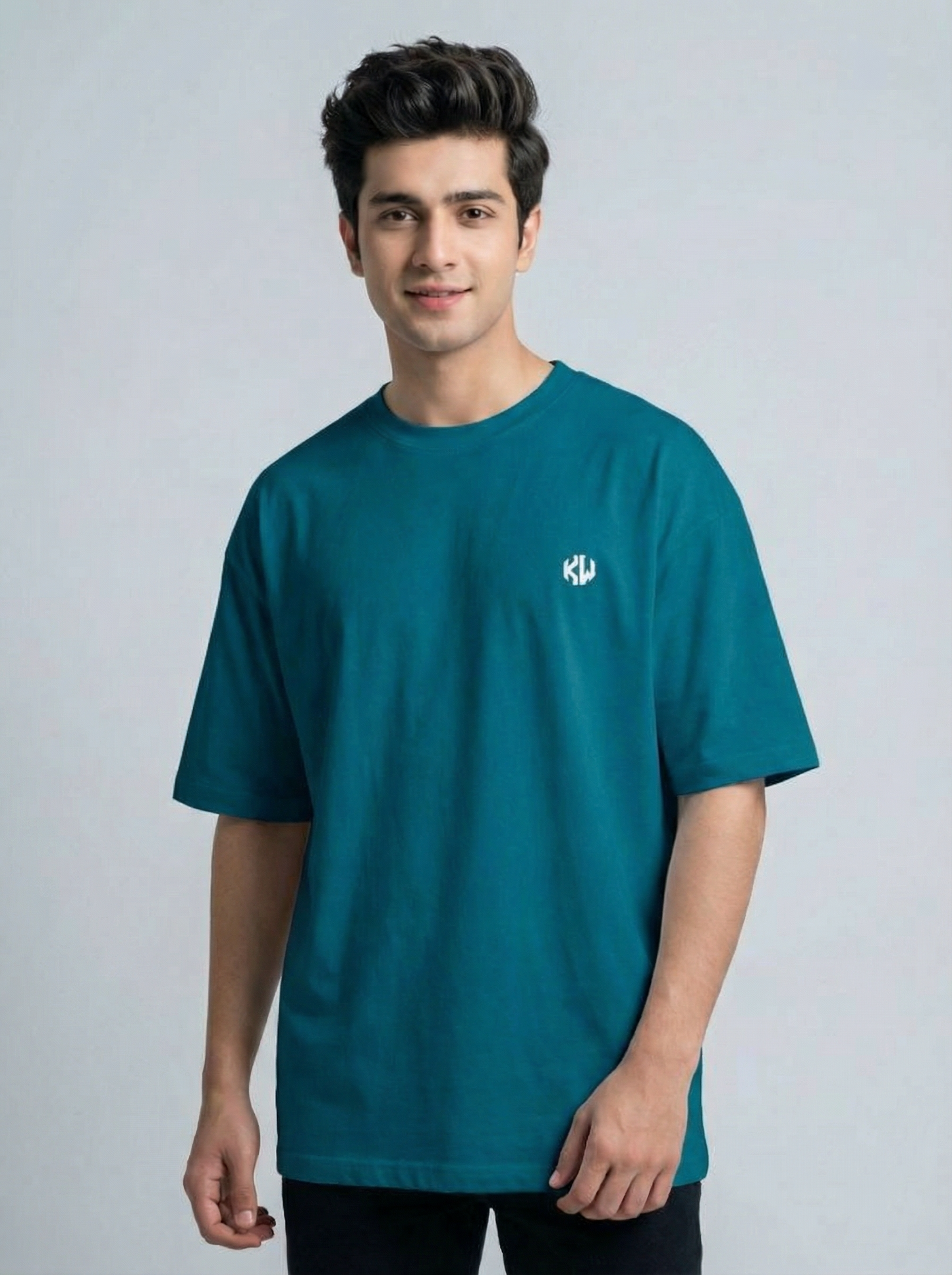 Midnight Blue Drop Shoulder Tee