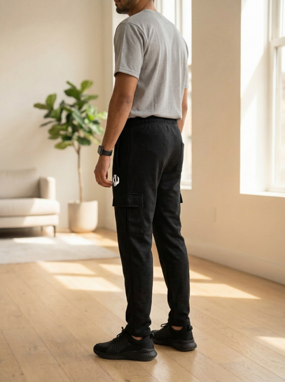 Black Cargo Trouser