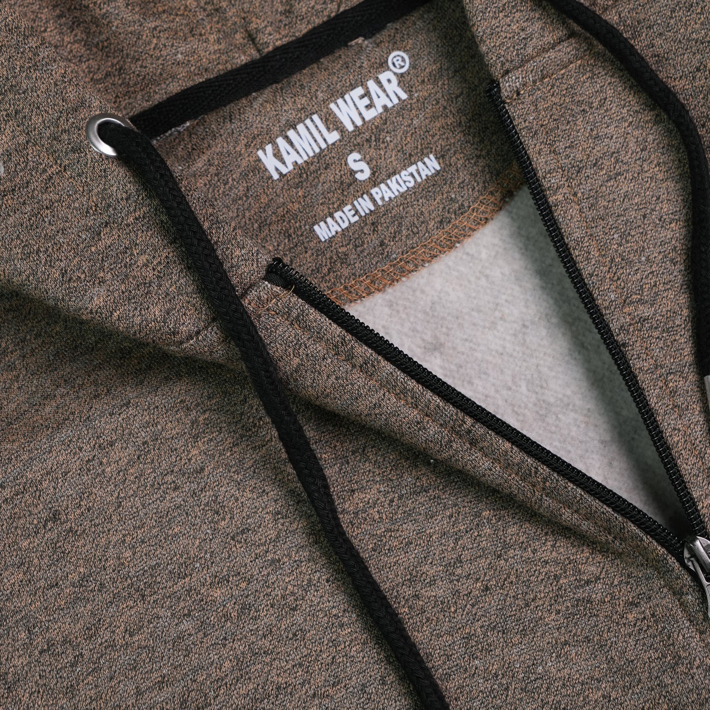 Brown Sleeveless Hoodie