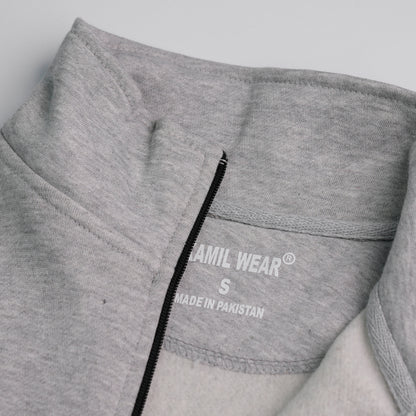 Light Grey Full Sleeve Zipper