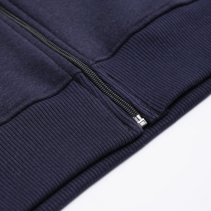 Navy Blue Sleeveless Hoodie